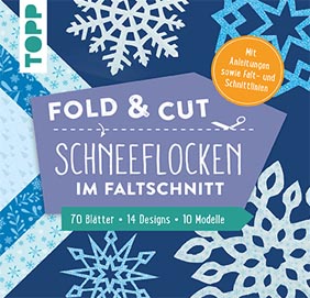 Buch Topp Fold & Cut Schneeflocken